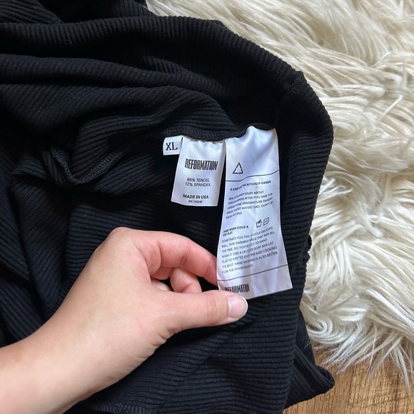 Reformation Elegant Black Maxi Dress - Picture 5 of 5